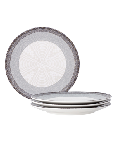 Noritake Colorscapes Layers Coupe Salad Plate, 8.25" In Charcoal