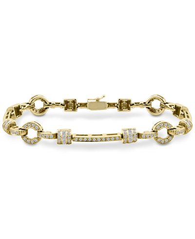 Le Vian Vanilla Diamond Circle Link Bracelet (2-1/20 Ct. T.w.) In 14k Gold In K Honey Gold Bracelet