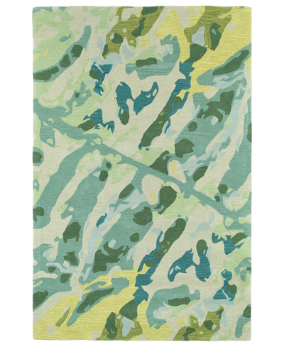Kaleen Pastiche Pas01 2' X 3' Area Rug In Turquoise