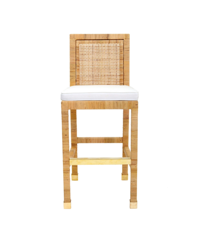 Tov Furniture Amara Rattan Bar Stool In Natural