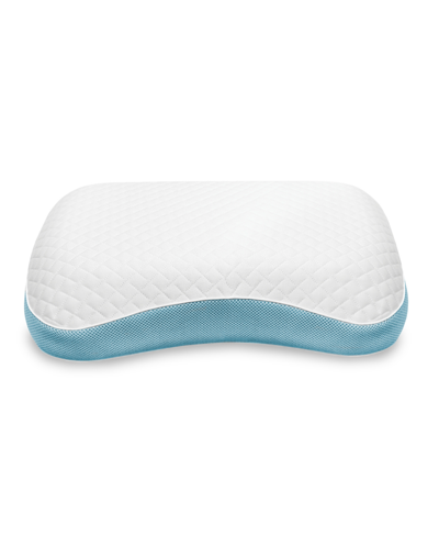Prosleep Side And Back Sleeper Gel-infused Memory Foam Pillow, Jumbo In White