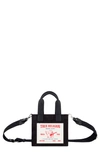 True Religion Brand Jeans Mini Denim Tote Bag In Black