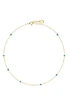 Gabi Rielle 14k Over Silver Cz Choker Necklace In Gold