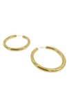 Adornia Fine Hoop Earrings In Yellow Gold