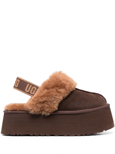 Ugg Funkette Sandals In Brown