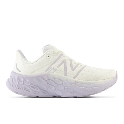 New Balance Fresh Foam X More V4 Sneaker In White/purple