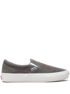 VANS SKATE SLIP-ON "GREY/WHITE" SNEAKERS