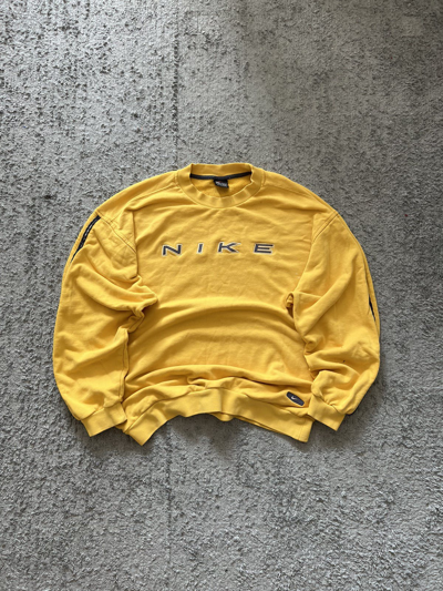 Mustard Yellow Yellow Nike Sweatshirts Pullover Hoodie Yellow Nike