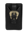 VERSACE JEANS COUTURE LOGO-BUCKLE FAUX-LEATHER PHONE COVER