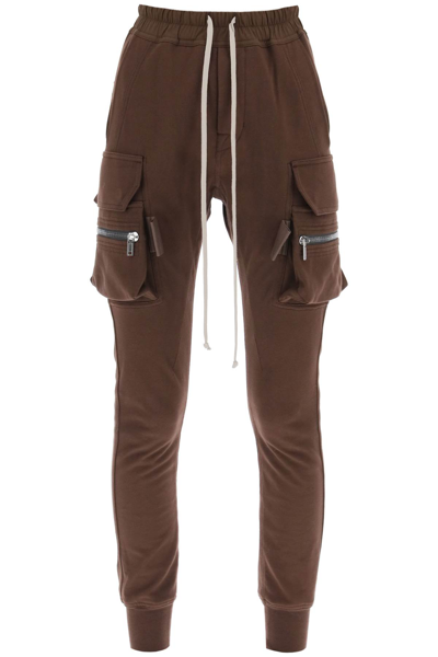 Rick Owens Mastodon Cargo Pants In Brown