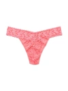 Hanky Panky Signature Lace Original Rise Thong Guava Pink
