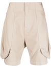 JACQUEMUS CROISSANT PUFFER CARGO SHORTS