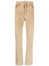 DSQUARED2 MID-RISE CORDUROY TROUSERS
