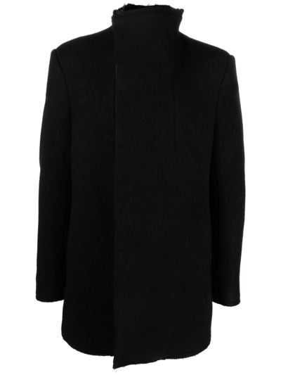 Boris Bidjan Saberi Single-breasted Wool Jacket In Black