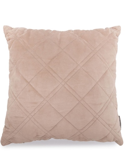 Brunello Cucinelli Monili-embellished Quilted Cushion In Nude