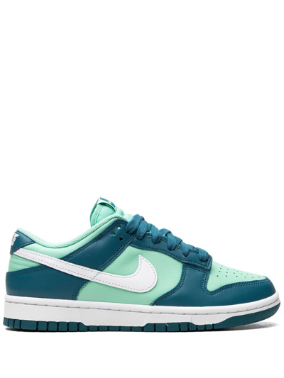 Nike Dunk Low "geode Teal" Sneakers In Grün