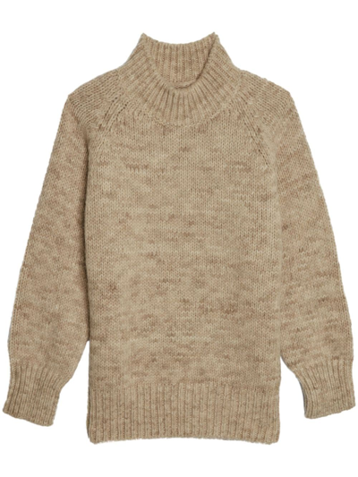 Maison Margiela Alpaca Sweater In Brown