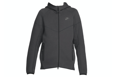 Pre-owned Nike Sportswear Tech Fleece Windrunner Full-zip Hoodie Anthracite/black