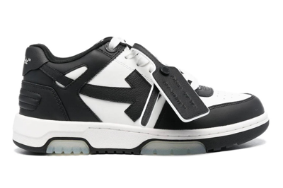 Pre-owned Off-white Out Of Office Calf Leather Panda (women's) In White/black