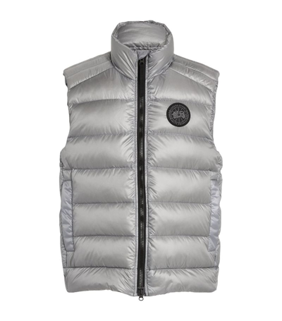 Canada Goose Quilted Crofton Gilet In Gray