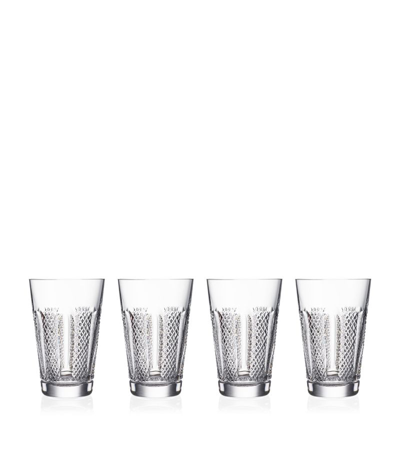 Waterford Set Of 4 Crystal Hibernia Mastercraft Hiball Glasses (350ml) In Clear