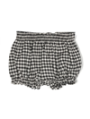 DOUUOD GINGHAM-PATTERN COTTON BLOOMERS