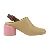 Camper Niki Slingback Mule In Medium_beige