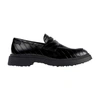 Camper Walden Twins Slip-on Loafers In Black