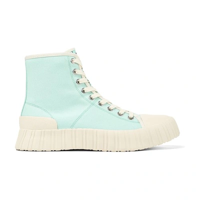 Camperlab Roz Canvas High-top Trainers In Lt_pastel_blue