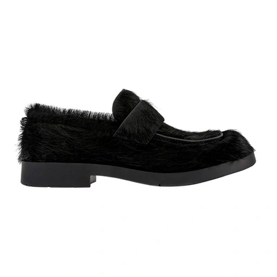 Camperlab 1978 Calf Hair Loafers In Black