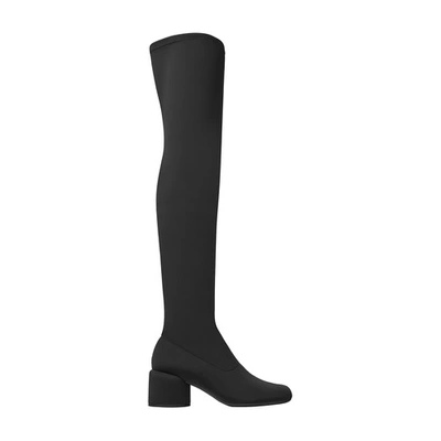 Camper Thigh-high Slip-on Boots In Black