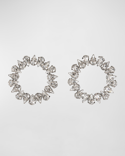 Jennifer Behr Hailey Earrings In Crystal