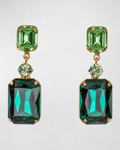 Jennifer Behr Justine Earrings In Emerald