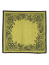 Destin Silky Carre 90 X 90 Cm Scarf Accessories In Green