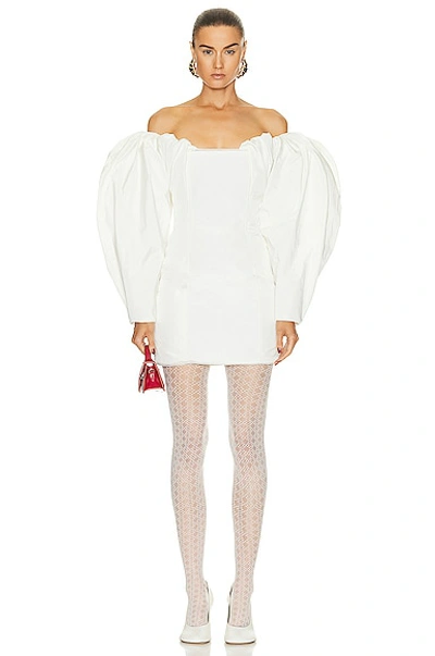 Jacquemus White La Robe Short Dress