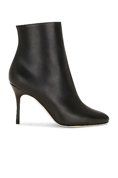 MANOLO BLAHNIK INSOPO 90 LEATHER BOOT