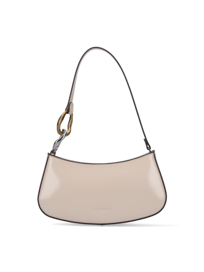 Staud "ollie" Shoulder Bag In Beige