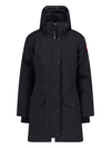 Canada Goose Rossclair Padded Hooded Parka In Black  