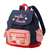 MIKI HOUSE EMBROIDERED BACKPACK