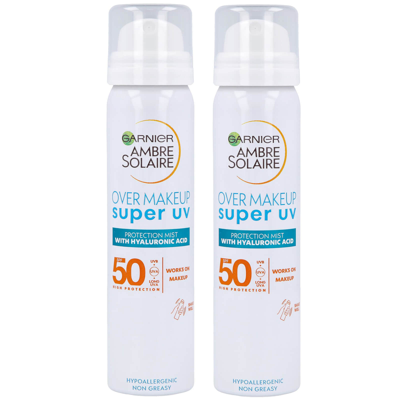 Garnier Ambre Solaire Over Makeup Super Uv Protection Mist Spf50 75ml Duo