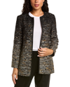 Lafayette 148 Pria Wool-blend Jacket In Black