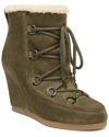Veronica Beard Elfred Suede Wedge Booties