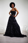 Marc Bouwer Carolina Strapless Gown In Multi