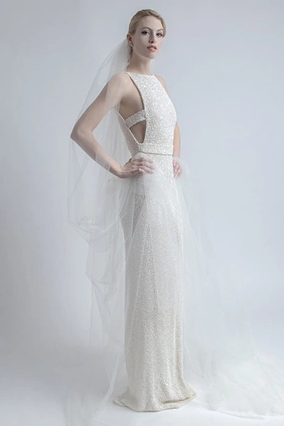 Marc Bouwer Aria Bridal Gown In Multi