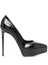 LE SILLA UMA 140MM LEATHER PUMPS