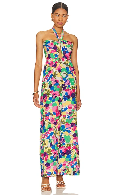S/w/f Cross Front Maxi Dress In Pink