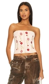 Guizio Meadows Corset In Pink