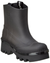 Chloé Rubber Solid Color Ankle Boots With Heel 6cm In Black