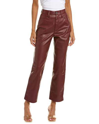 Madewell Perfect Vintage Dark Cabernet Straight Jean In Red