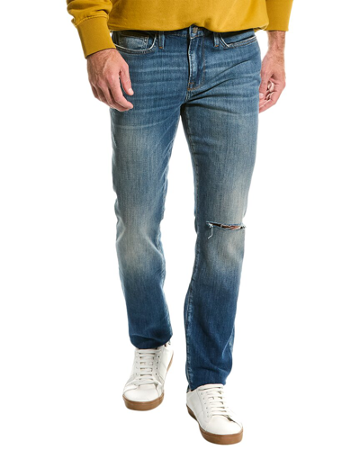 Frame L'homme Fordham Rips Skinny Leg Jean In Multi